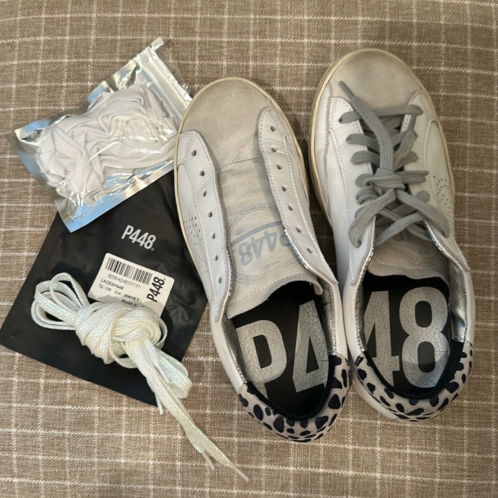 P448 John sneaker with leopard print